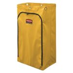 Rubbermaid 24 Gallon Janitorial Cleaning Cart Vinyl Bag - Traditional, Yellow